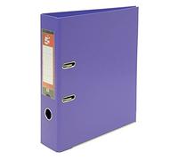 5 Star office 138811 A4 Plastic Lever Arch File - Purple (Pack of 10)