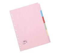 5 Star Office 938756 A4 Subject Dividers Manilla Card - Multi-Colour
