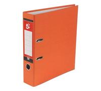 5 Star office Lever Arch File A4 Orange (Pack of 10)