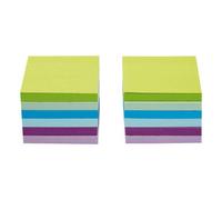 5 Star Office 940562 76 x 76 mm Re-Move Sticky Note - Neon (Pack of 12)