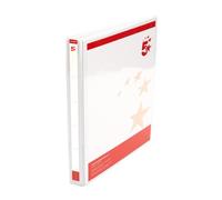 5 Star Presentation Ring Binder PVC 4 D-Ring 16mm Size A4 White [Pack 10]