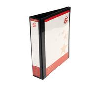 5 Star Office A4 Presentation Ring Binder Polypropylene 38mm 4D-Ring Black (Pack of 10)