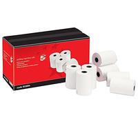 5 Star Office Adding Machine Paper Rolls Single-Ply 55gsm W57xD57xCore12.7mm 24m [Pack 20], White