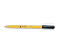 5 Star Office Ball Pen Yellow Barrel Fine Black (Pack of 50) -
