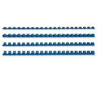5 Star Office Binding Combs Plastic 21 Ring 45 Sheets A4 8mm Blue [Pack 100]