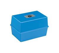 5 Star Office Card Index Box Capacity 250 Cards 5x3in 127x76mm Blue