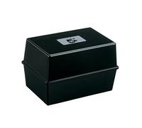 5 Star Office Card Index Box Capacity 250 Cards 6x4in 152x102mm Black