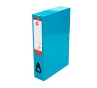 5 Star Office Classic Box File Blue (Pack of 10)
