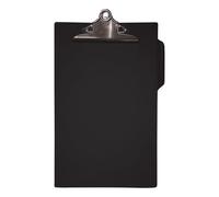 5 Star Office Clipboard PVC Finish Heavy Duty Foolscap Black