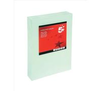 5 Star Office Coloured Card Multifunctional 160gsm A4 Light Green [250 Sheets] Free finchley Refill Pen
