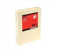5 Star Office Coloured Copier Paper Multifunctional 80gsm A4 Light Cream Ream-Wrapped (Pack of 500)
