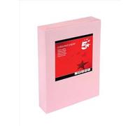 5 Star Office Coloured Copier Paper Multifunctional 80gsm A4 Light Pink