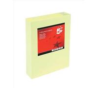 5 Star Office Coloured Copier Paper Multifunctional 80gsm A4 Light Yellow