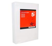 5 Star Office Coloured Copier Print Paper A4 80gsm Light Cream 500 Sheets PEFC