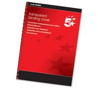5Star 504986 binding cover A4 PVC Transparent 100 pc(s)