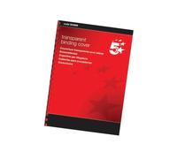 5 Star Office Comb Binding Covers PVC 250 Micron A4 Clear (Pack of 100)