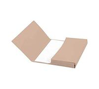 5 Star Office Document Wallet Half Flap 250gsm Capacity 32mm Foolscap Buff [Pack 50]
