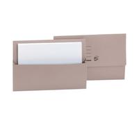 5 Star Office Document Wallet Half Flap 250gsm Recycled Capacity 32mm Foolscap Buff (Pack of 50)