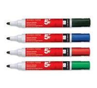 Fivestar 5 Star Office Drywipe Marker Xylene/toluene-Free Bullet Tip 2mm Line Assorted Pack 12