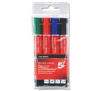5 Star Office Drywipe Marker Xylene/Toluene-Free Bullet Tip 2mm 555575