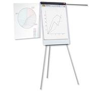 5 Star Easel Drywipe Magnetic with Pen Tray and Extension Arms Capacity A1 Grey