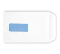 5 Star Office Envelopes Pocket Peel and Seal Window 100gsm [Pack 500]