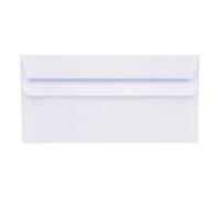 5 Star Office Envelopes Wallet Self Seal 80gsm DL 220x110mm White Pack of 1000