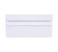 5 Star Office Envelopes Wallet Self Seal 80gsm DL 220x110mm White (Pack of 1000)