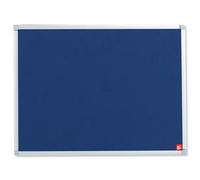 5 Star Office Felt Noticeboard Aluminium Trim 900x600mm Blue