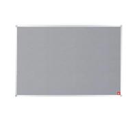 5 Star Office Felt Noticeboard with Fixings and Aluminium Trim 1200x900mm Grey