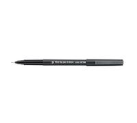 5 Star Office Fibre Tip Pen Medium 0.7mm Tip 0.4mm Line Black (Pack of 12)