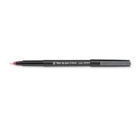 5 Star Office Fibre Tip Pen Medium 0.7mm Tip 0.4mm Line Red [Pack 12]