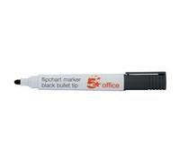 5 Star Office Flipchart Marker Pen Water-based Line Width [Pack 12]