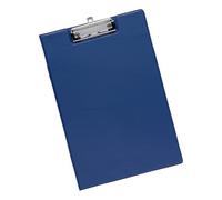 5 Star Office Fold-Over Clipboard with Front Pocket Foolscap Blue+ Free finchley Refill Pen (9)