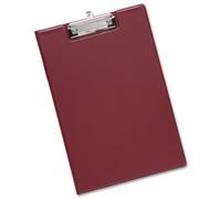 5 Star Office Fold-over Clipboard with Front Pocket Foolscap Red