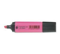 5 Star Office Highlighters Chisel Tip 1-5mm Line Pink [Pack [Pack 12]