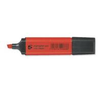 5 Star Office Highlighters Chisel Tip 1-5mm Line Red [Pack 12]