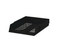 Black Plastic Letter Tray