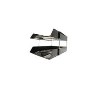 5 Star Office Letter Tray High-impact Polystyrene Foolscap Black