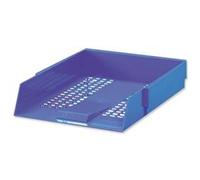 5 Star Office Letter Tray High-impact Polystyrene Foolscap Blue