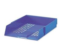 5 Star Office Letter Tray High-impact Polystyrene Foolscap Blue