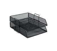 5 Star Wire Mesh Letter Tray Black 287878