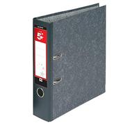 5 Star Office Lever Arch File 70mm Foolscap Cloudy Grey [Pack 10]