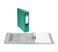 5 Star Office Lever Arch File 70mm Spine Foolscap Green [Pack 10]