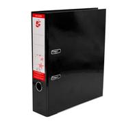 5 Star Office Lever Arch File A4 70mm Spine Black Pack of 10