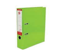 5 Star Lever Arch File Office A4 70mm Spine Green (Pack of 10)