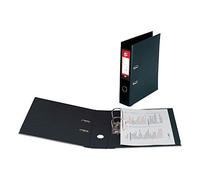 5 Star Office Lever Arch File Polypropylene Capacity 70mm A4 Black [Pack 10]