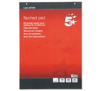 5 Star Office Meeting Flipchart Pad Perforated 20 Sheets A1 (Pack of 5)