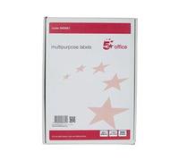 5 Star Office Multipurpose Labels Laser Copier [Pack 500] - 940461