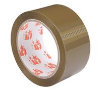 5 Star Office Packaging Tape Low Noise Polypropylene 48mmx66m Buff (Pack of 6)